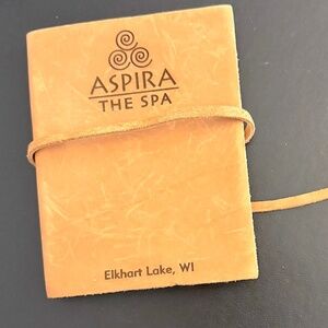 Rustico Leather Journal from Aspira: The Spa Elkhart - Never used